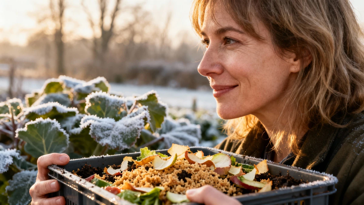 Adieu Streusalz: Mit diesem Küchenabfall wird Ihr Garten im Winter geschont