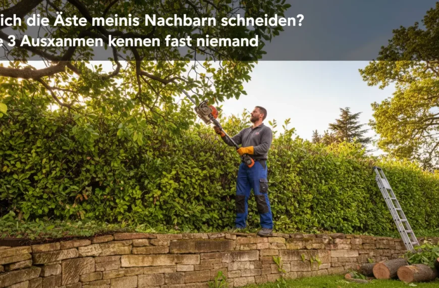 Darf ich die Äste meines Nachbarn schneiden? Diese 3 Ausnahmen kennen fast niemand