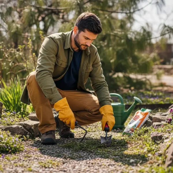 Gärtner schwören auf diese Methode: Unkraut verschwindet spurlos aus Schotterwegen