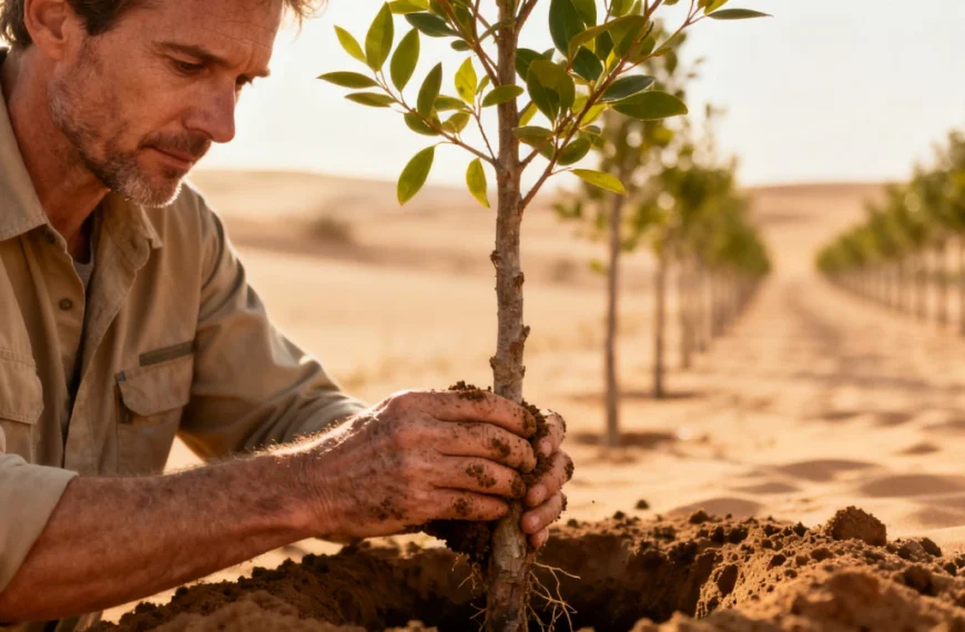So stoppt China die Ausbreitung einer riesigen Wüste mit 600.000 Bäumen