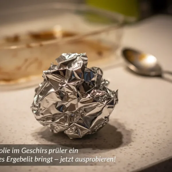 Warum Alufolie im Geschirrspüler ein unerwartetes Ergebnis bringt – jetzt ausprobieren!