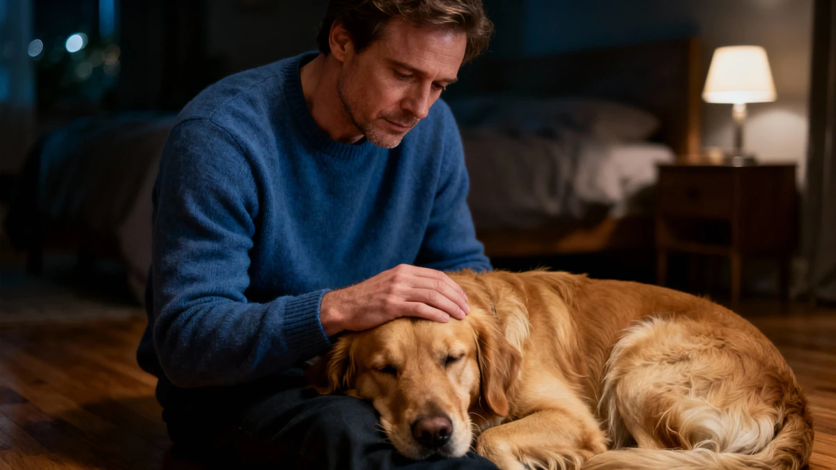 Warum schläft dieser Hund jede Nacht bei dem Jungen? Die Lösung schockiert